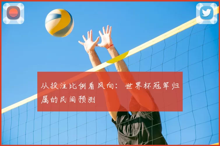 从投注比例看风向：世界杯冠军归属的民间预测